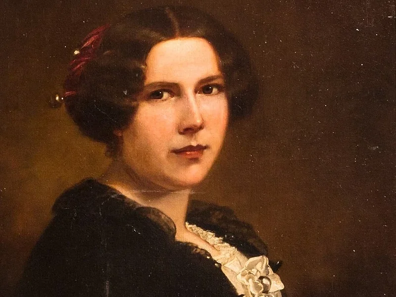 1817-Emilie Schmäck - Autoritratto
